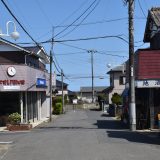 JR成田線「椎柴駅」下車。駅周辺の商店街とパン屋「マロンド」　－椎柴⑴